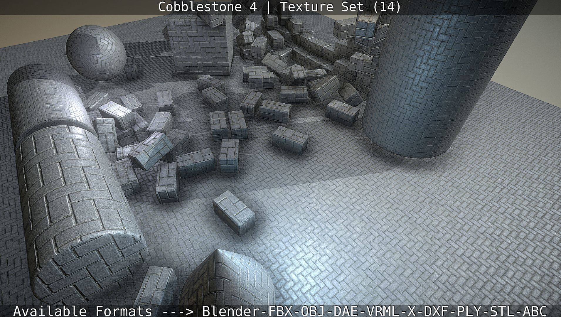 Cobblestone 4 -Texture Set 14 Texture_79