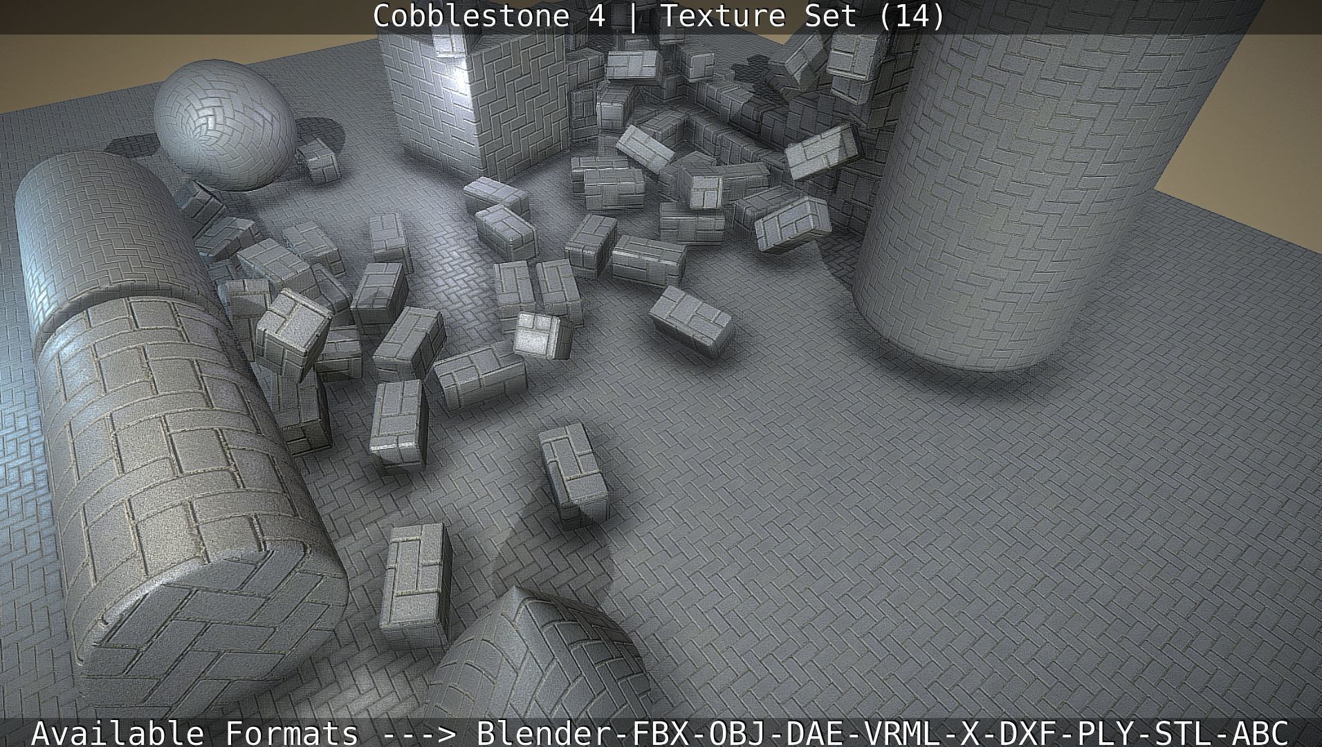 Cobblestone 4 -Texture Set 14 Texture_78