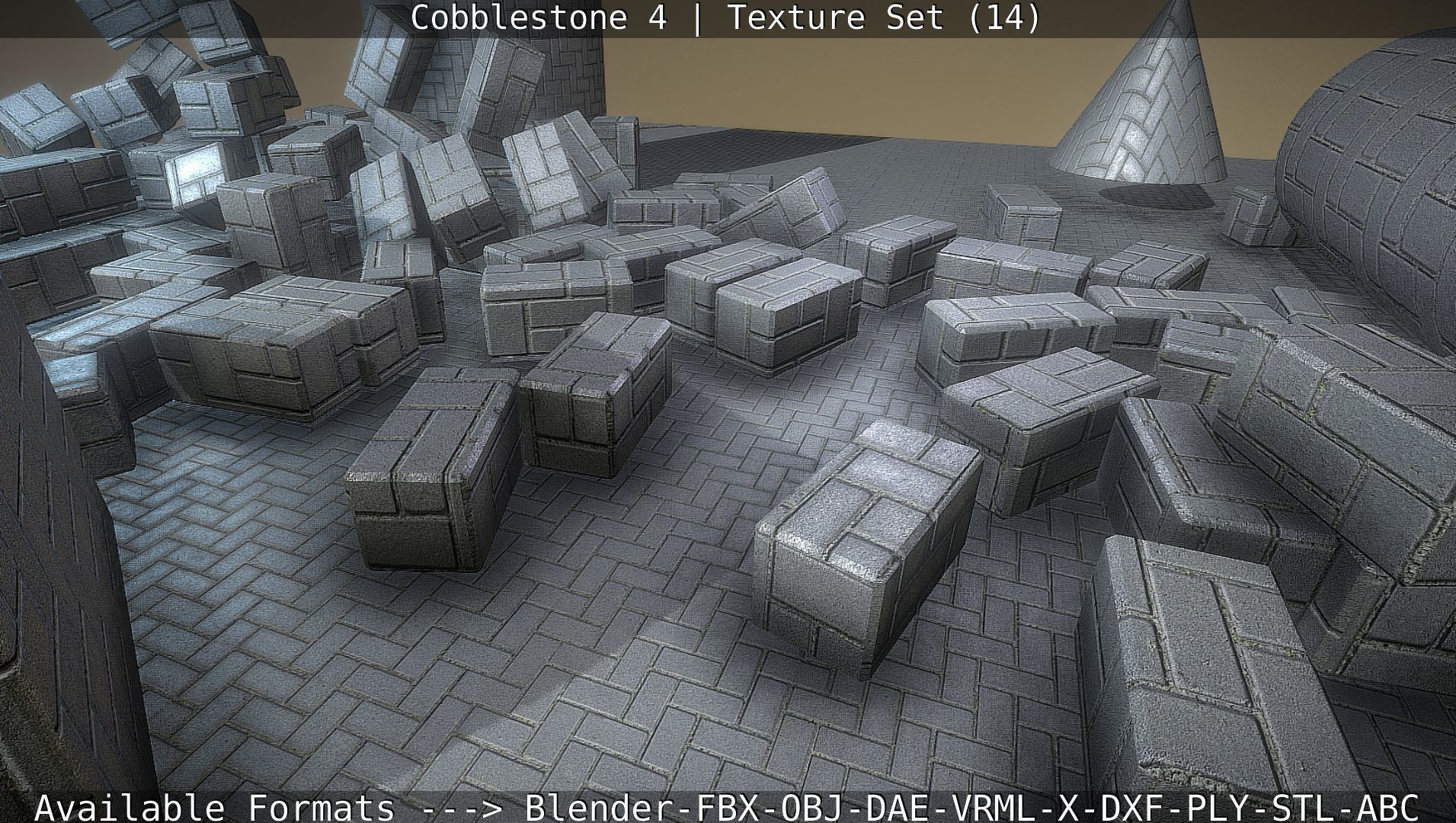 Cobblestone 4 -Texture Set 14 Texture_100