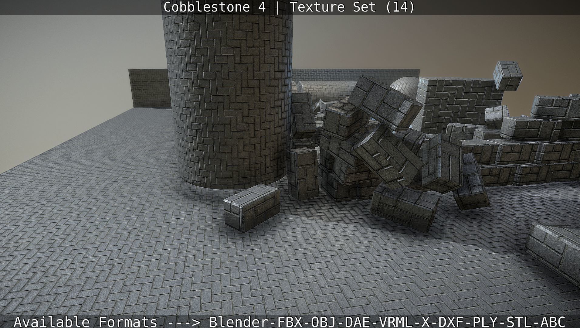 Cobblestone 4 -Texture Set 14 Texture_29