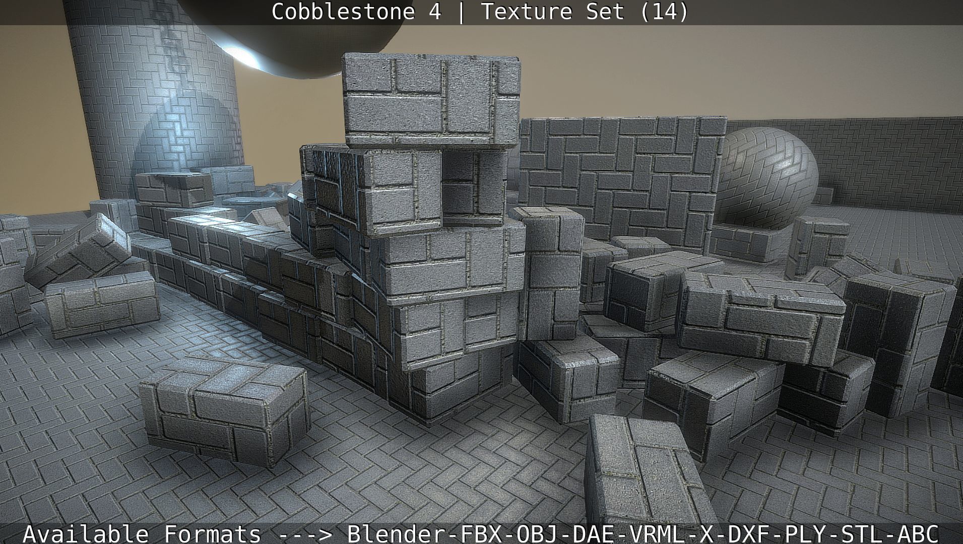 Cobblestone 4 -Texture Set 14 Texture_38