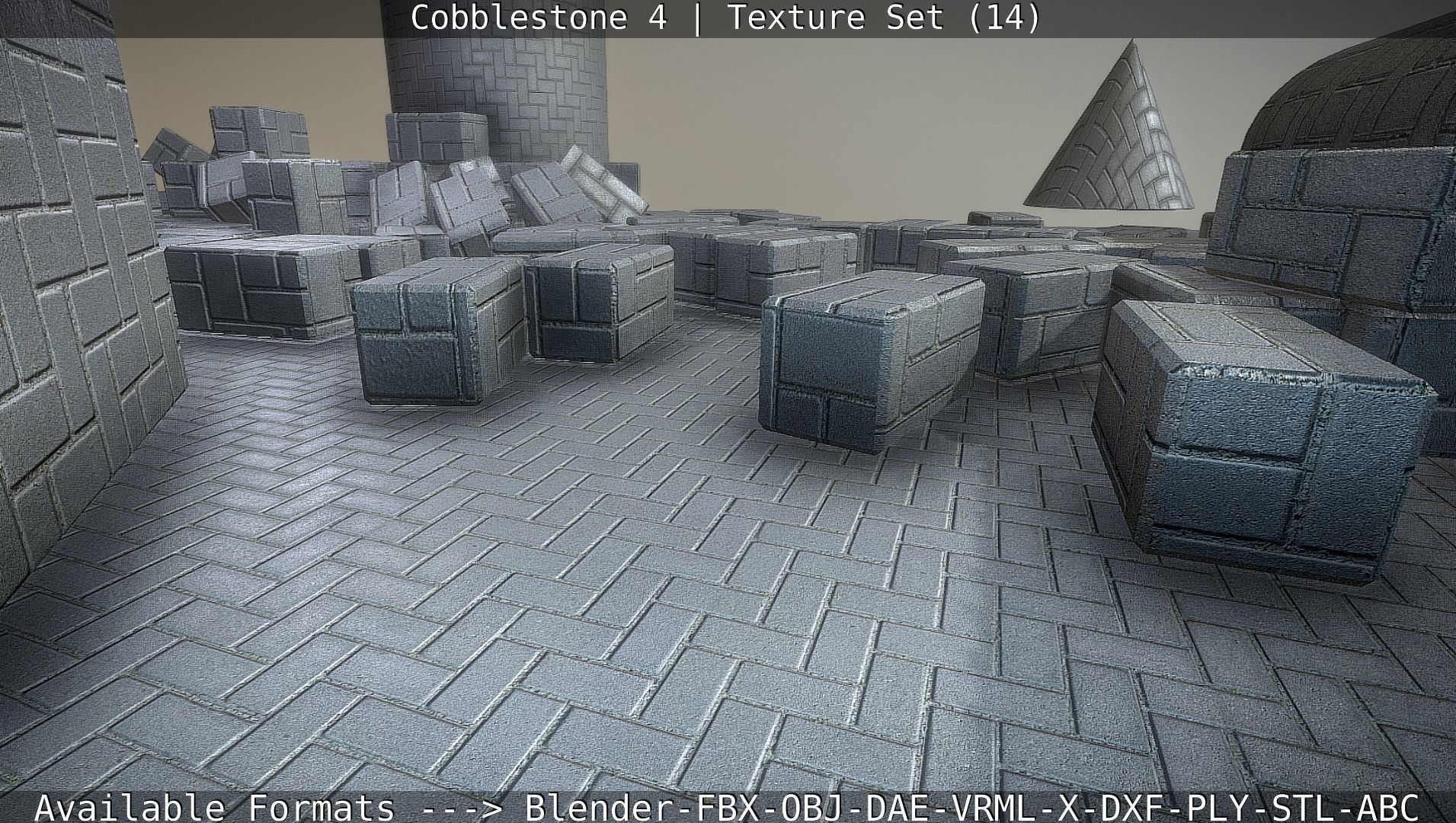 Cobblestone 4 -Texture Set 14 Texture_106