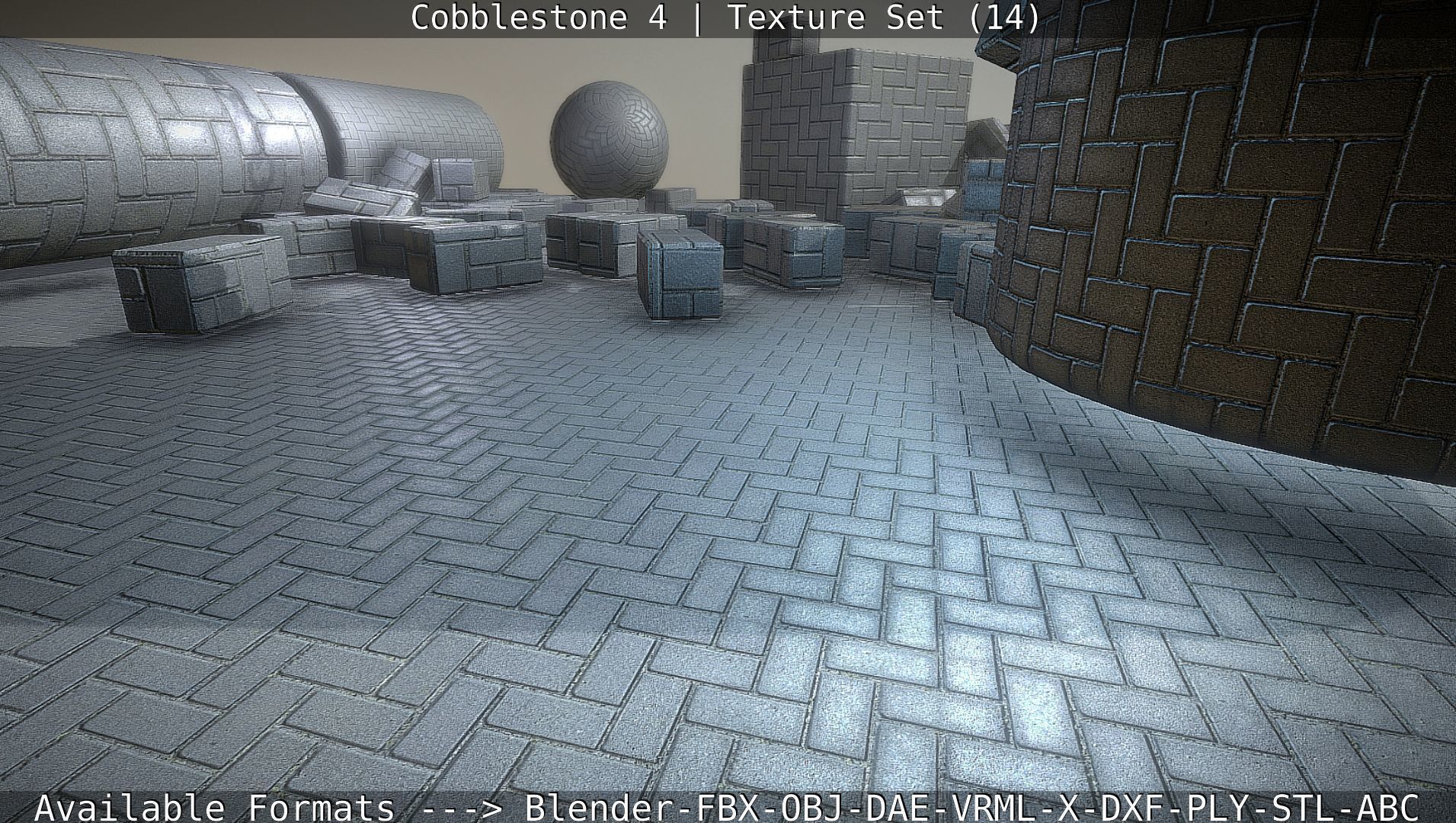 Cobblestone 4 -Texture Set 14 Texture_88