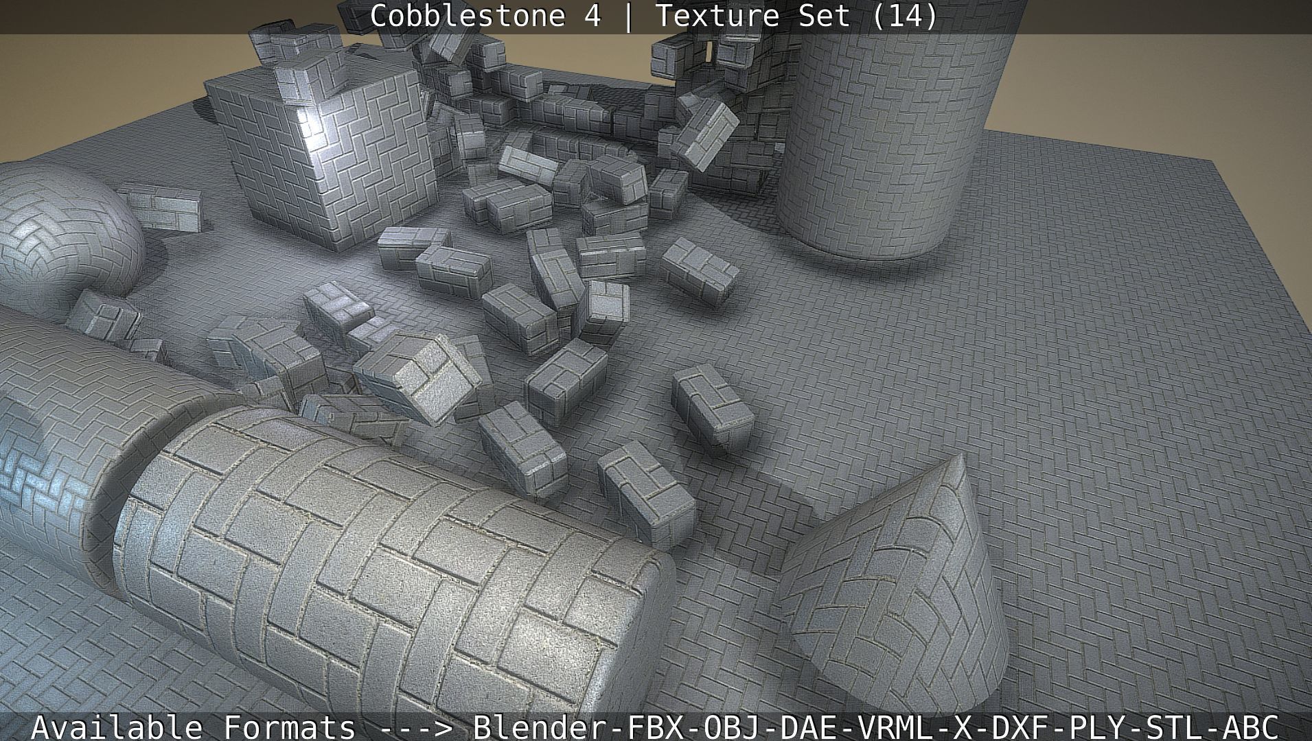 Cobblestone 4 -Texture Set 14 Texture_75