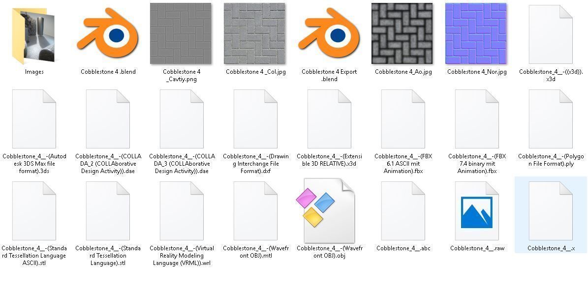 Cobblestone 4 -Texture Set 14 Texture_9