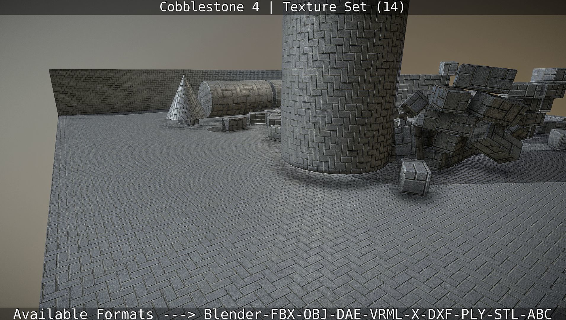 Cobblestone 4 -Texture Set 14 Texture_22