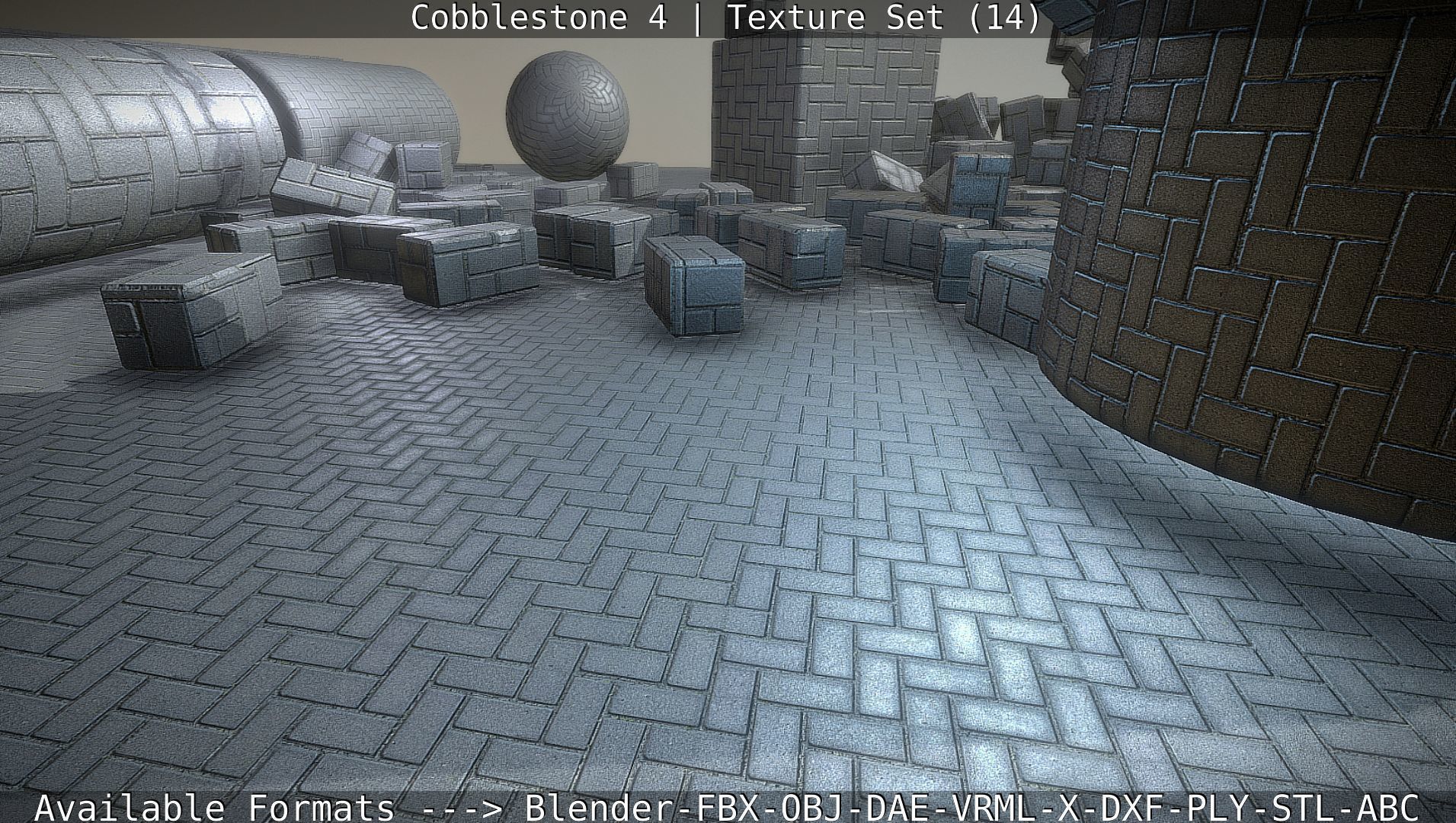 Cobblestone 4 -Texture Set 14 Texture_84