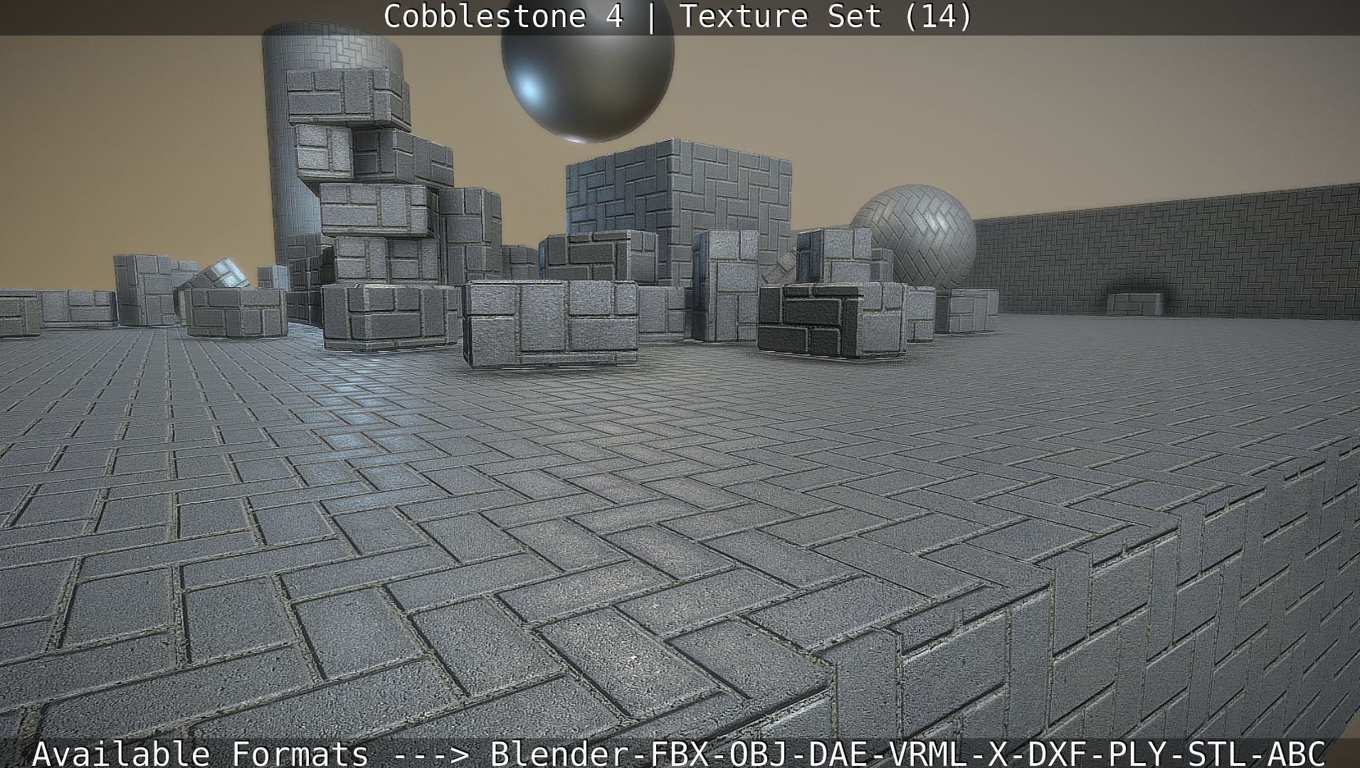 Cobblestone 4 -Texture Set 14 Texture_43