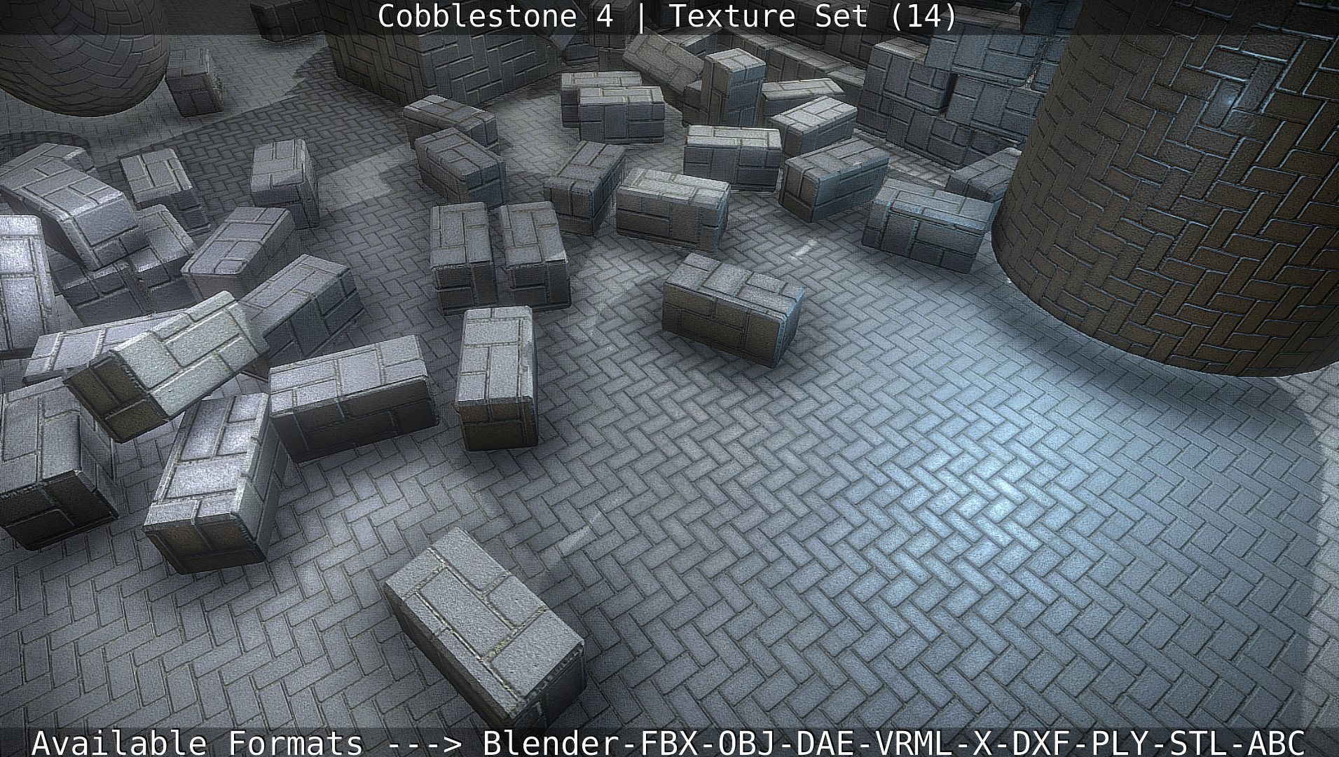 Cobblestone 4 -Texture Set 14 Texture_86