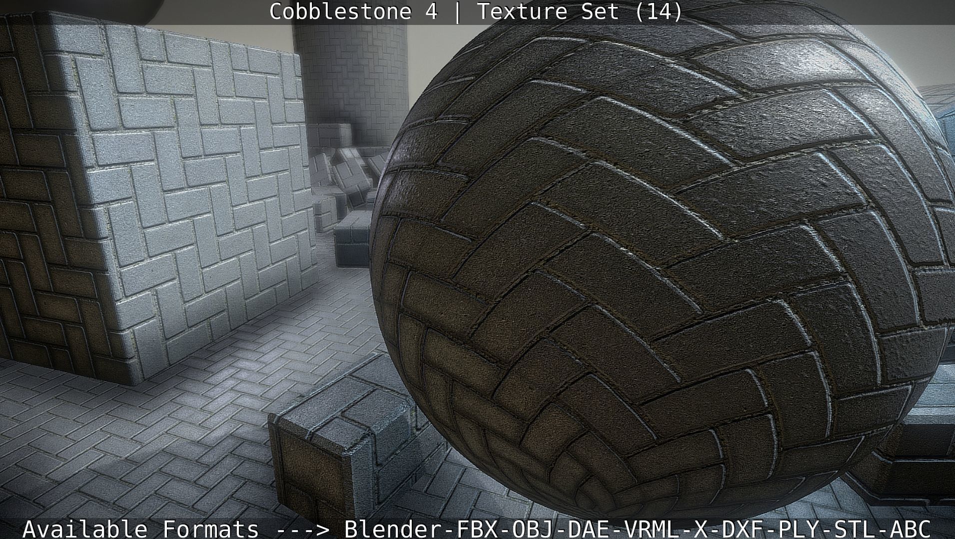 Cobblestone 4 -Texture Set 14 Texture_109