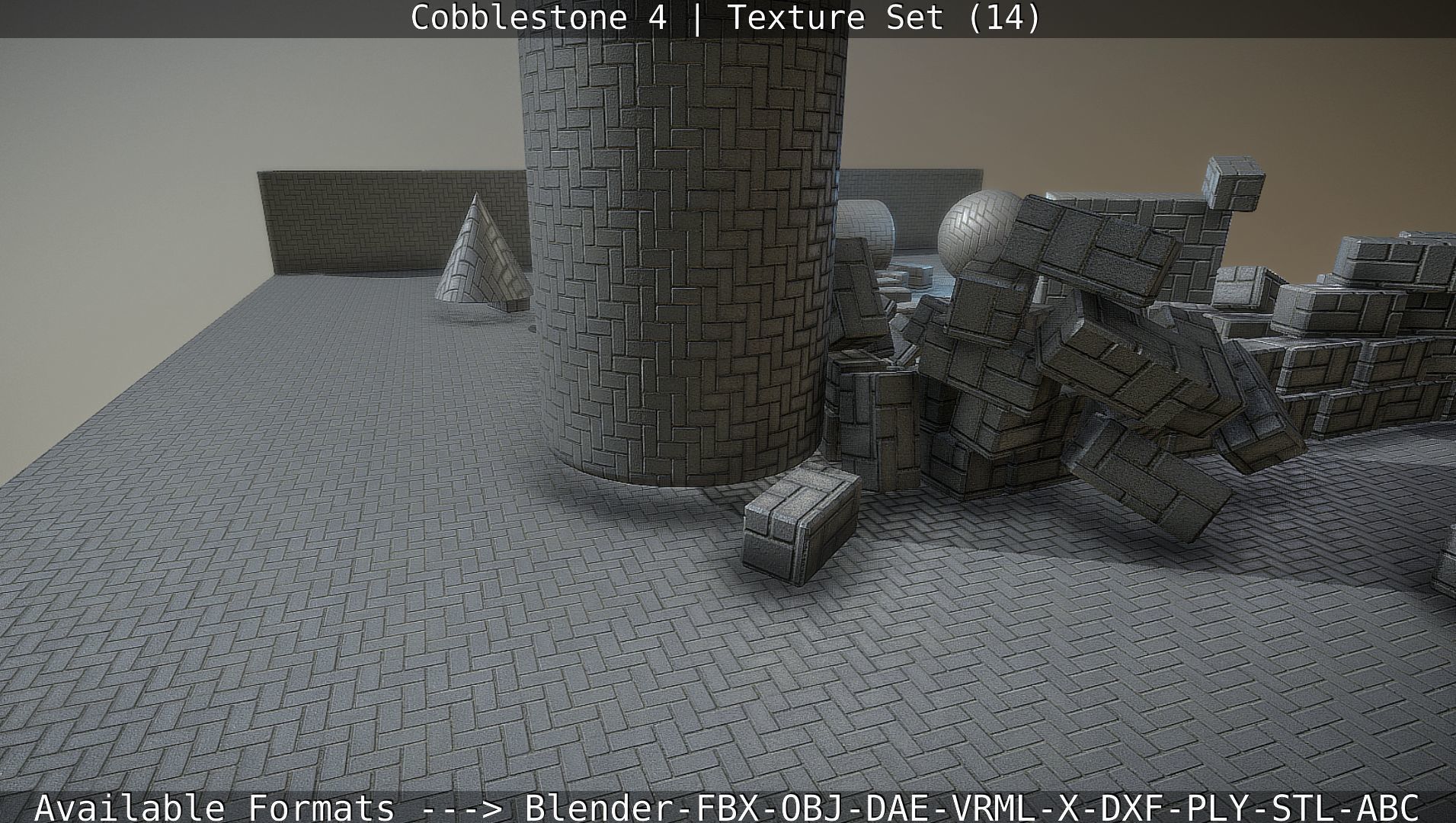 Cobblestone 4 -Texture Set 14 Texture_20