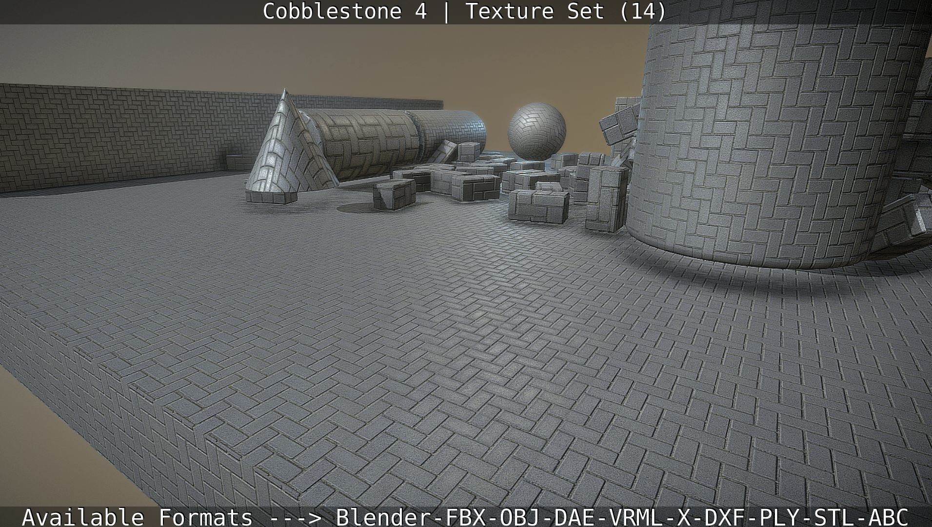 Cobblestone 4 -Texture Set 14 Texture_23