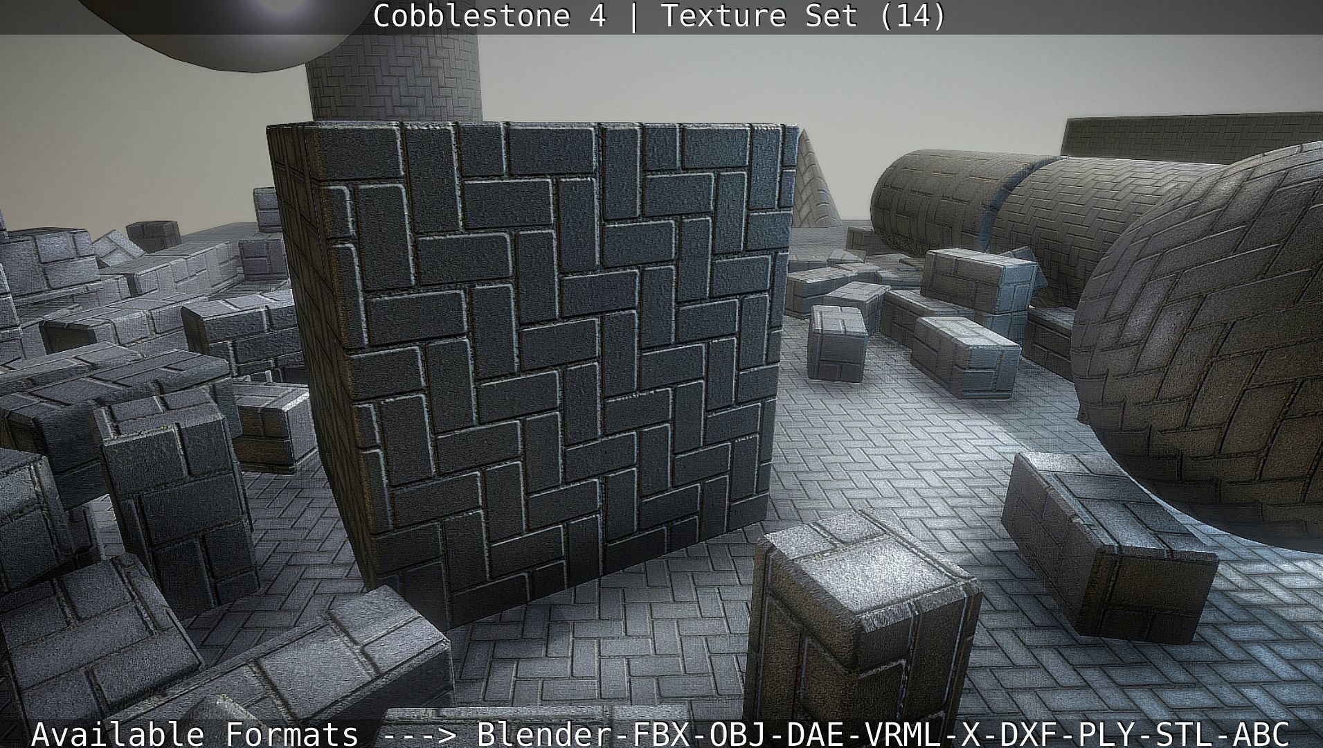 Cobblestone 4 -Texture Set 14 Texture_112