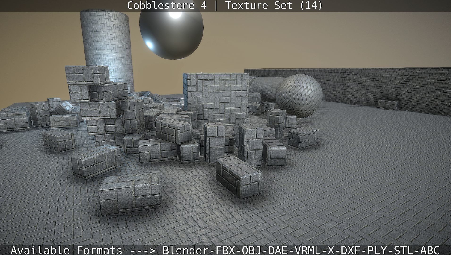 Cobblestone 4 -Texture Set 14 Texture_41