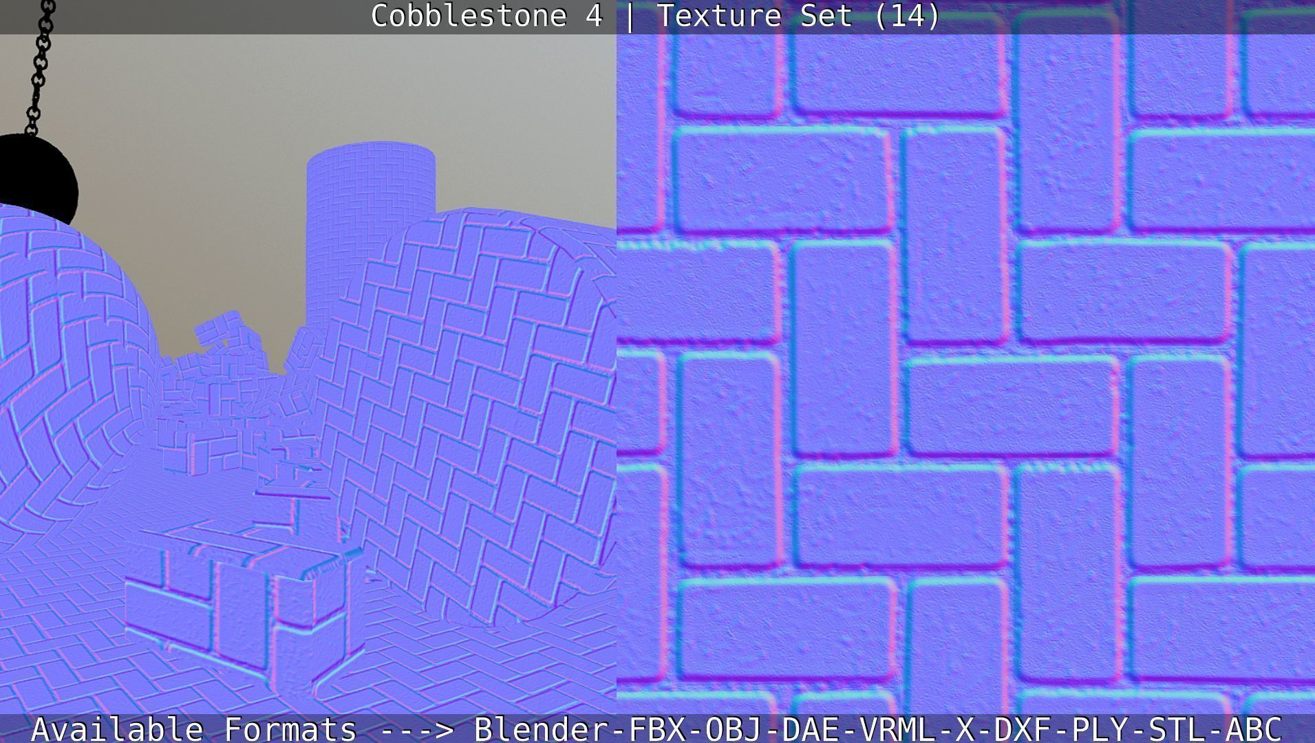 Cobblestone 4 -Texture Set 14 Texture_10