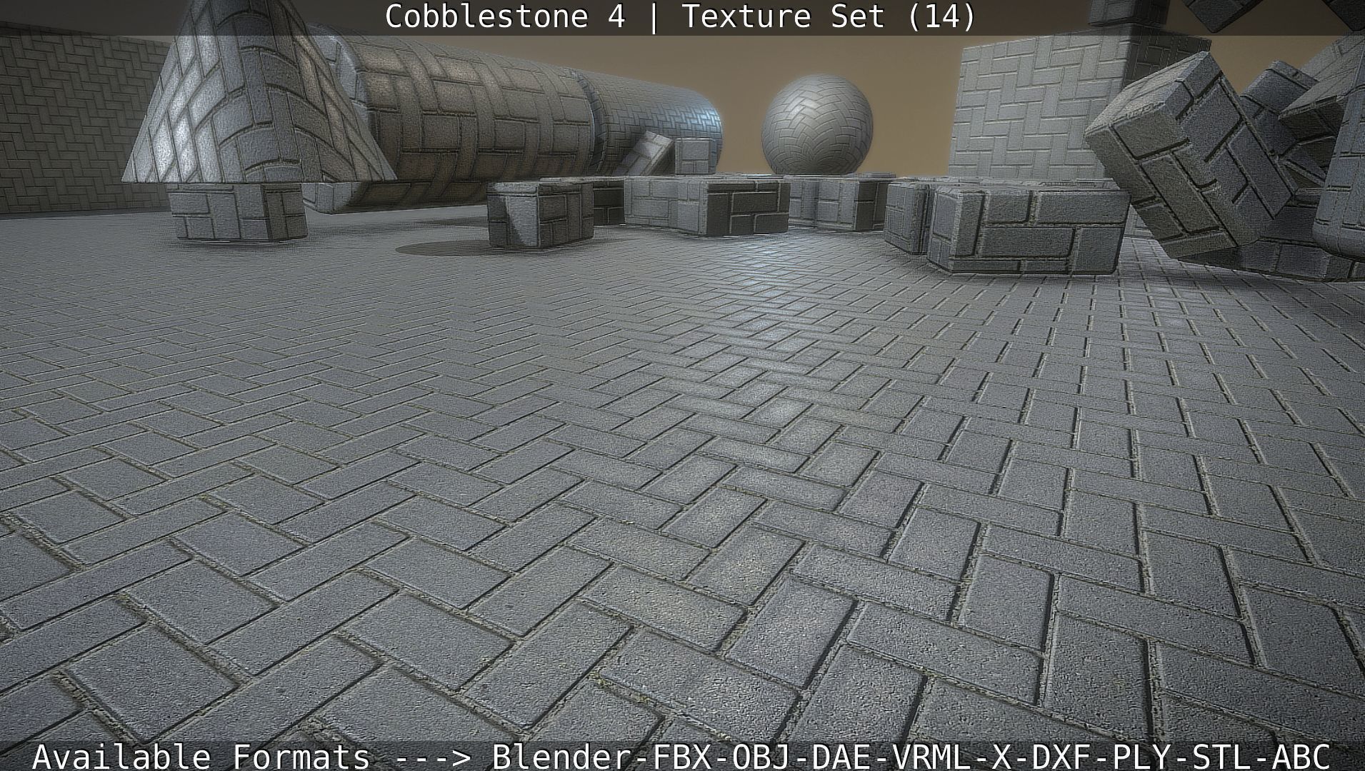 Cobblestone 4 -Texture Set 14 Texture_24