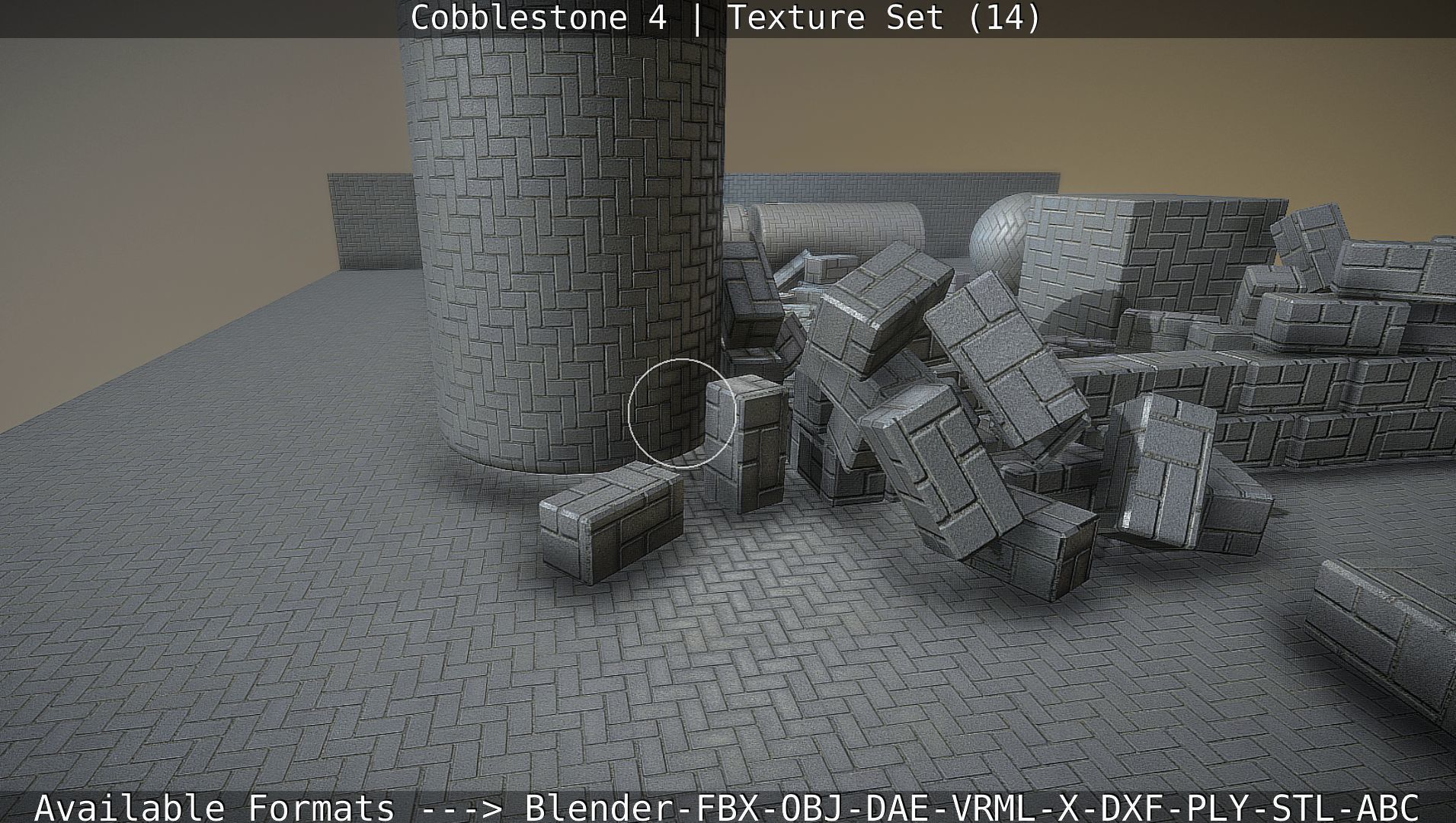 Cobblestone 4 -Texture Set 14 Texture_27