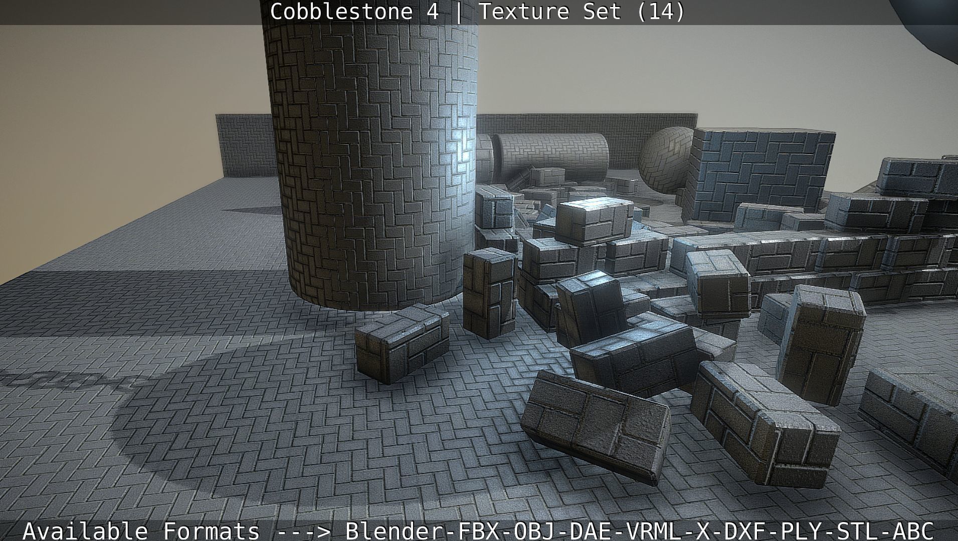 Cobblestone 4 -Texture Set 14 Texture_37