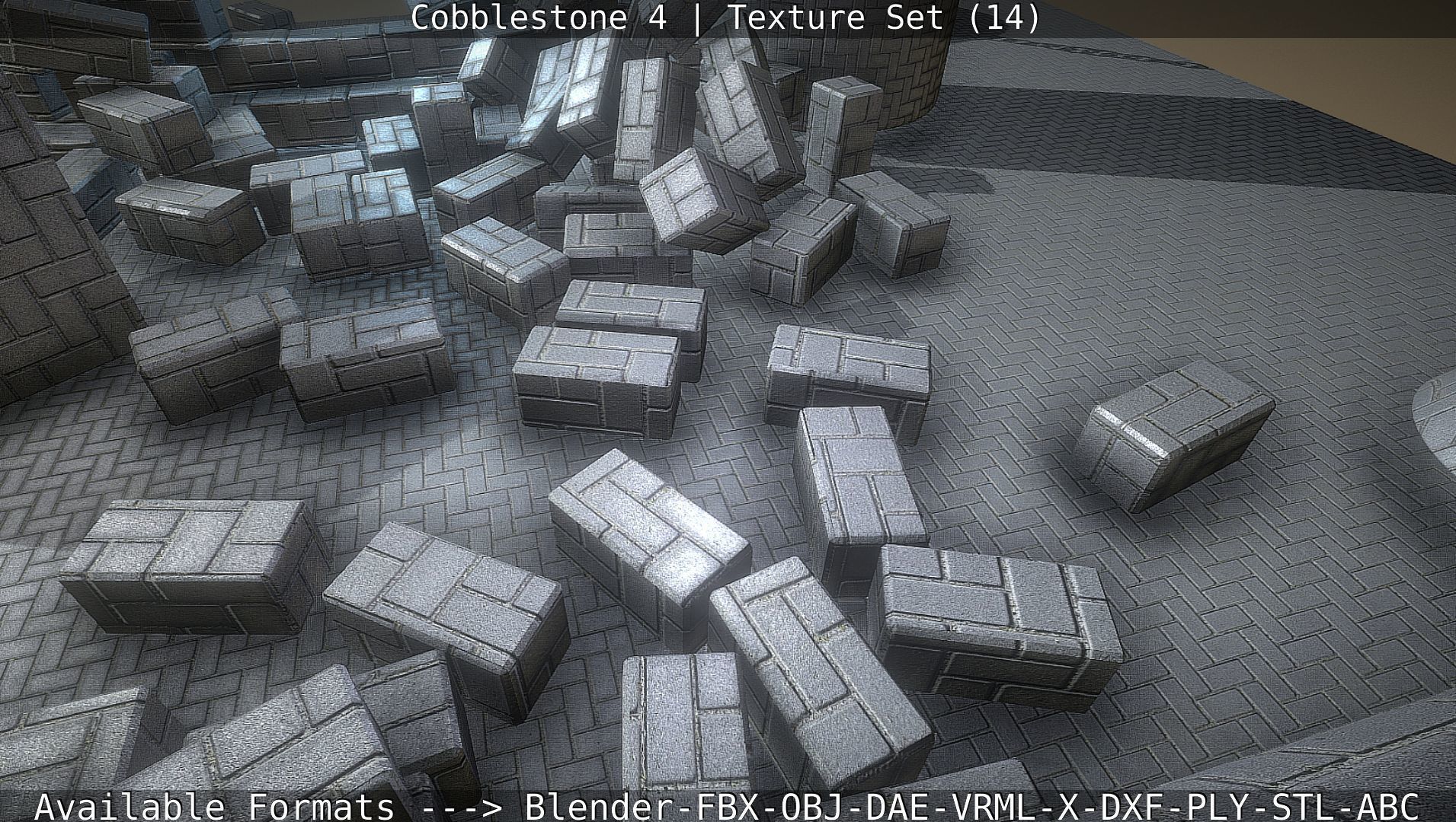 Cobblestone 4 -Texture Set 14 Texture_101