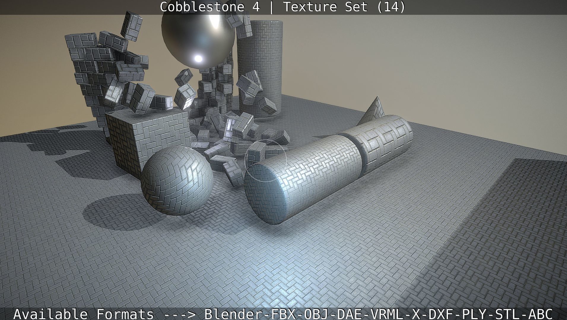 Cobblestone 4 -Texture Set 14 Texture_71