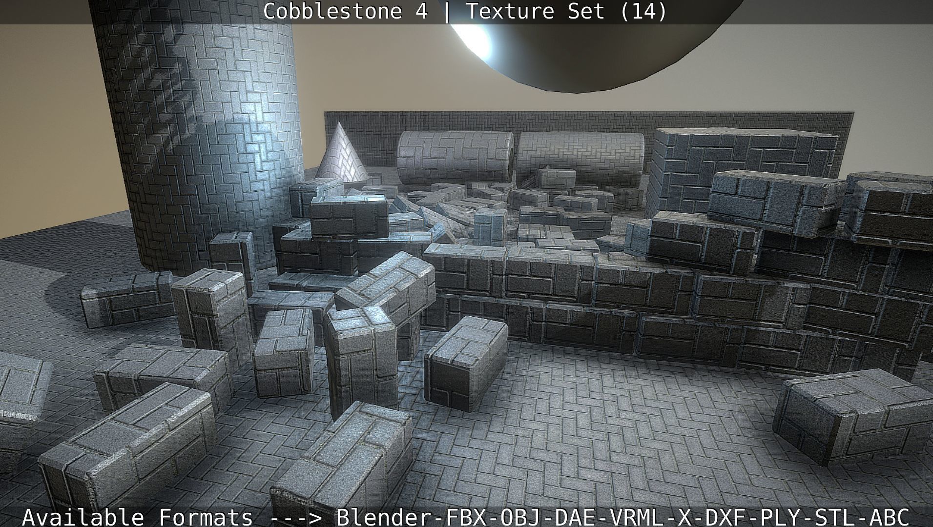 Cobblestone 4 -Texture Set 14 Texture_36