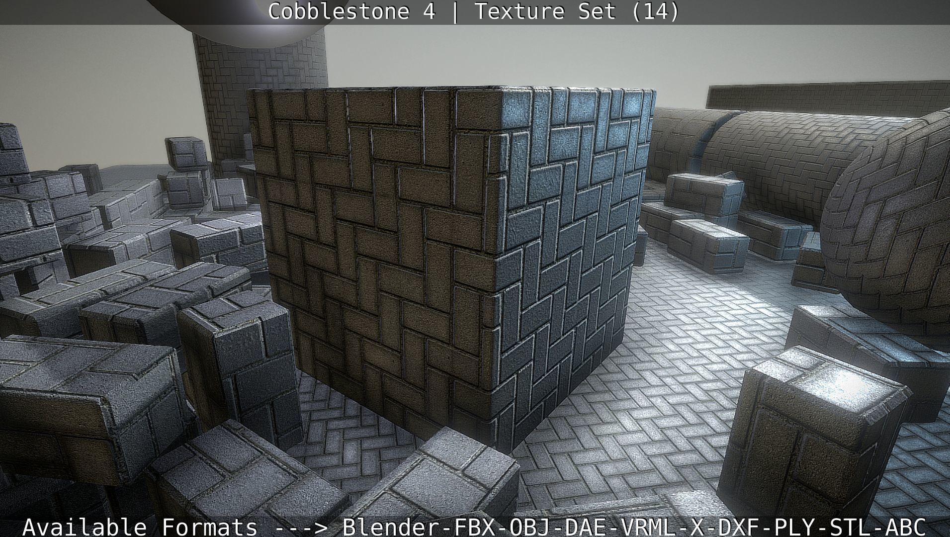 Cobblestone 4 -Texture Set 14 Texture_110