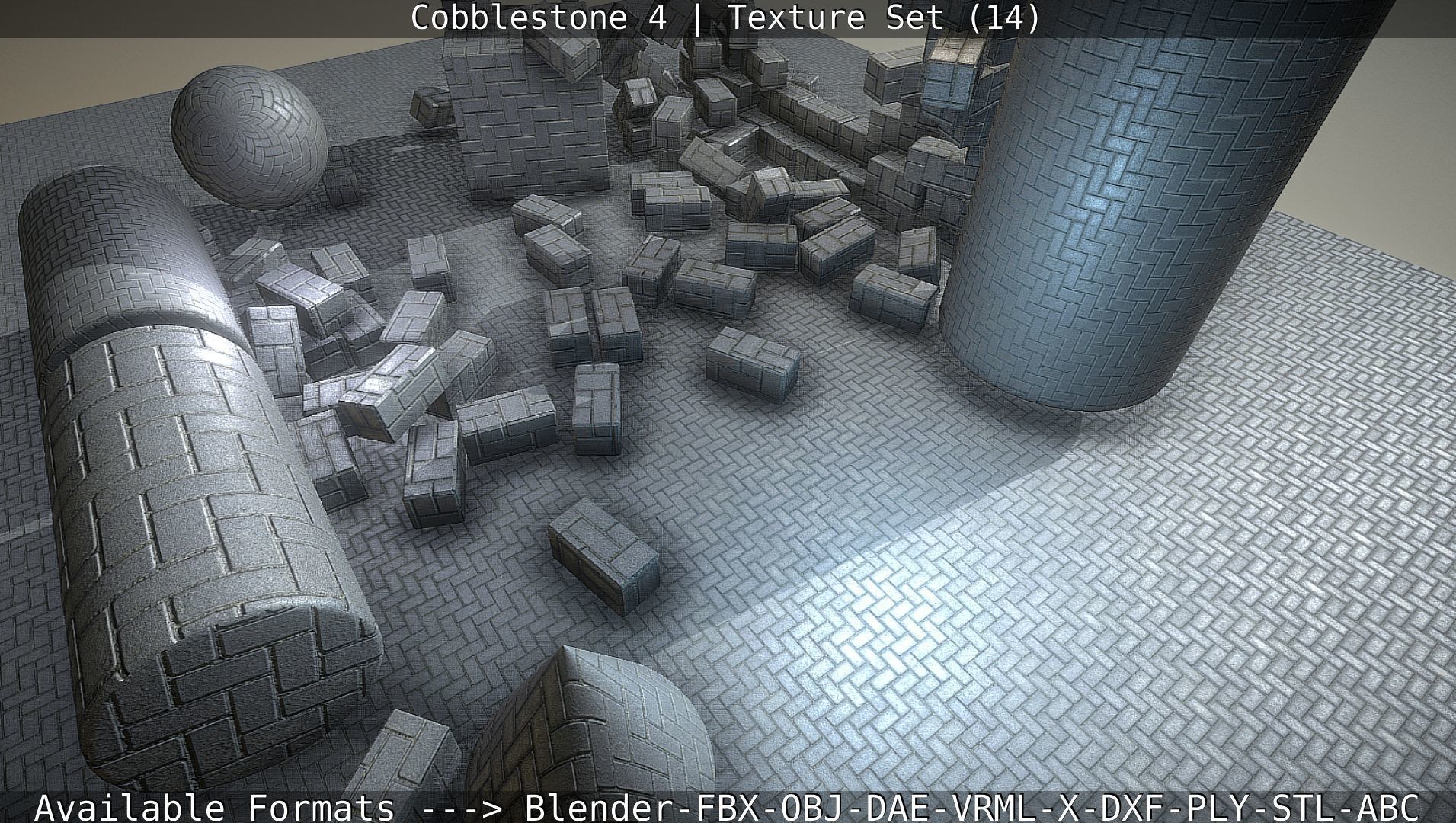 Cobblestone 4 -Texture Set 14 Texture_82