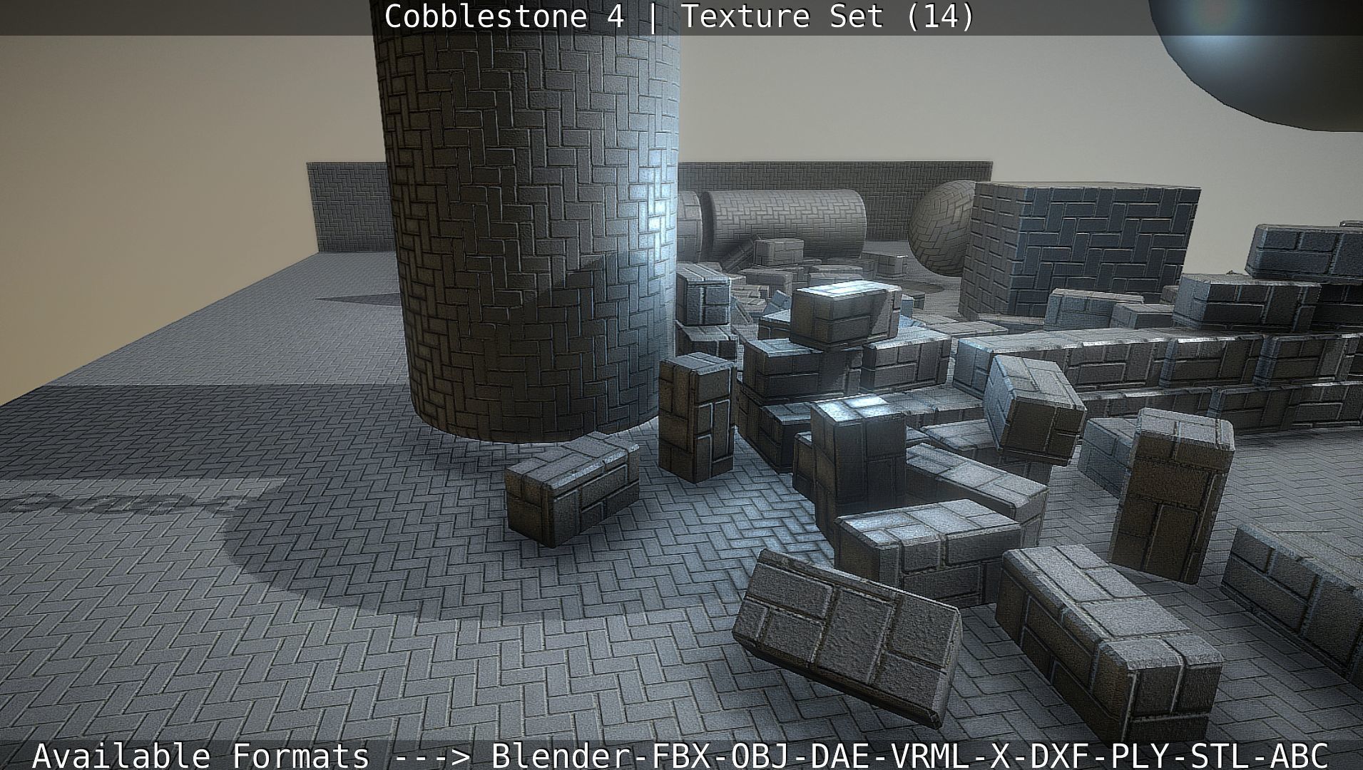 Cobblestone 4 -Texture Set 14 Texture_35