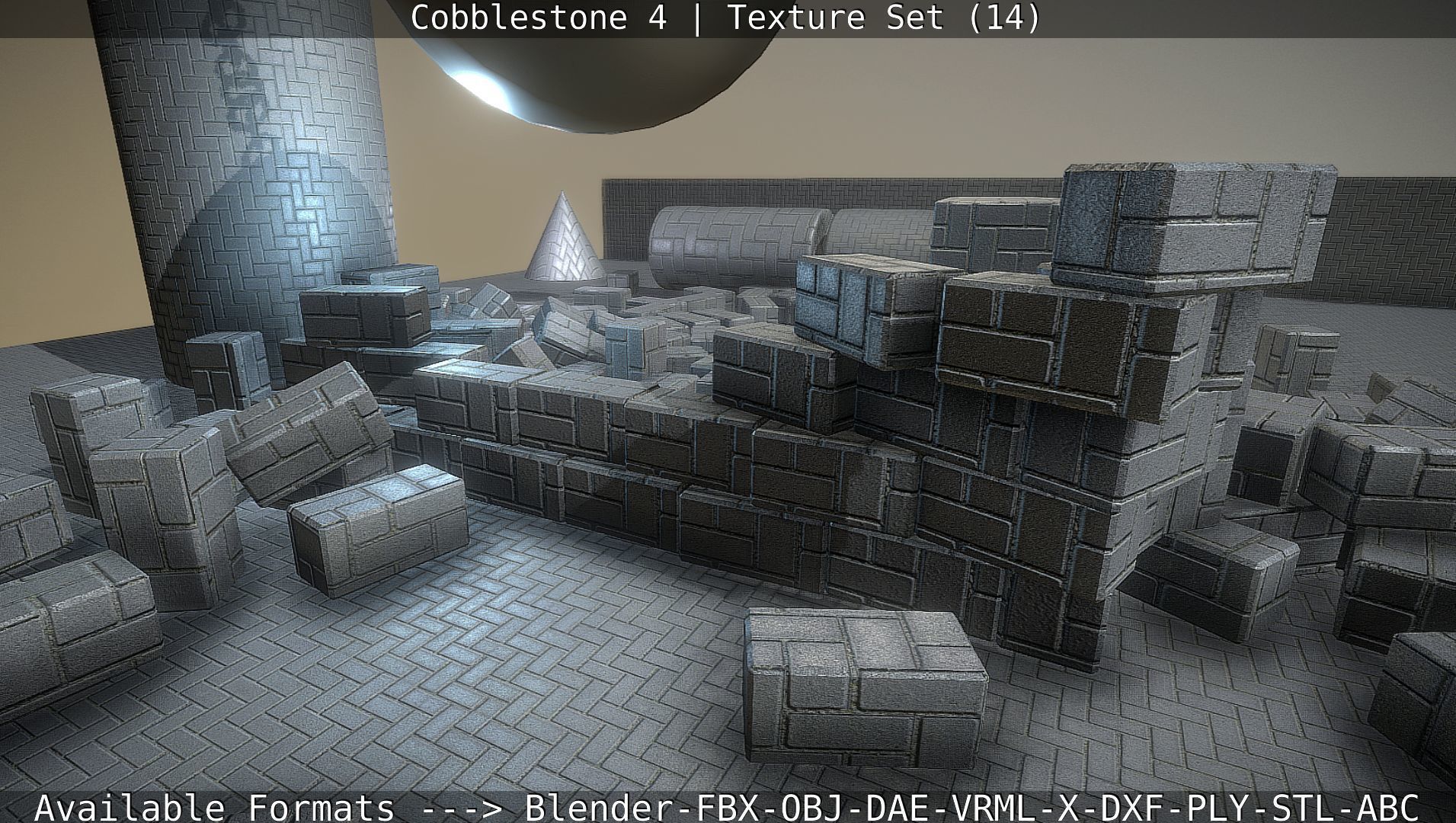 Cobblestone 4 -Texture Set 14 Texture_18