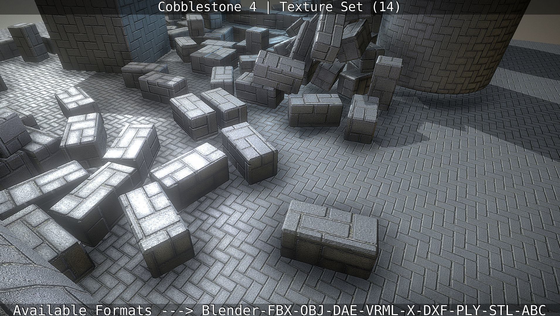 Cobblestone 4 -Texture Set 14 Texture_96