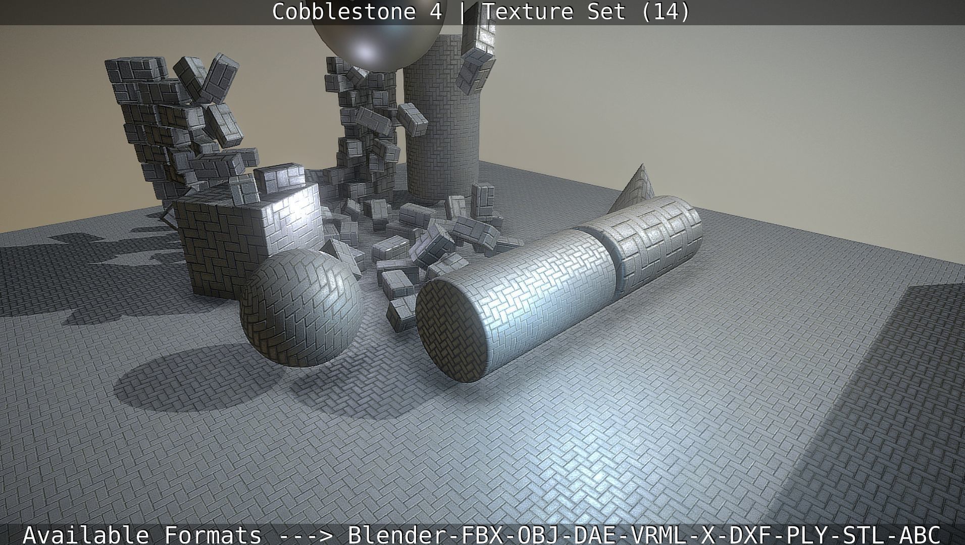 Cobblestone 4 -Texture Set 14 Texture_73