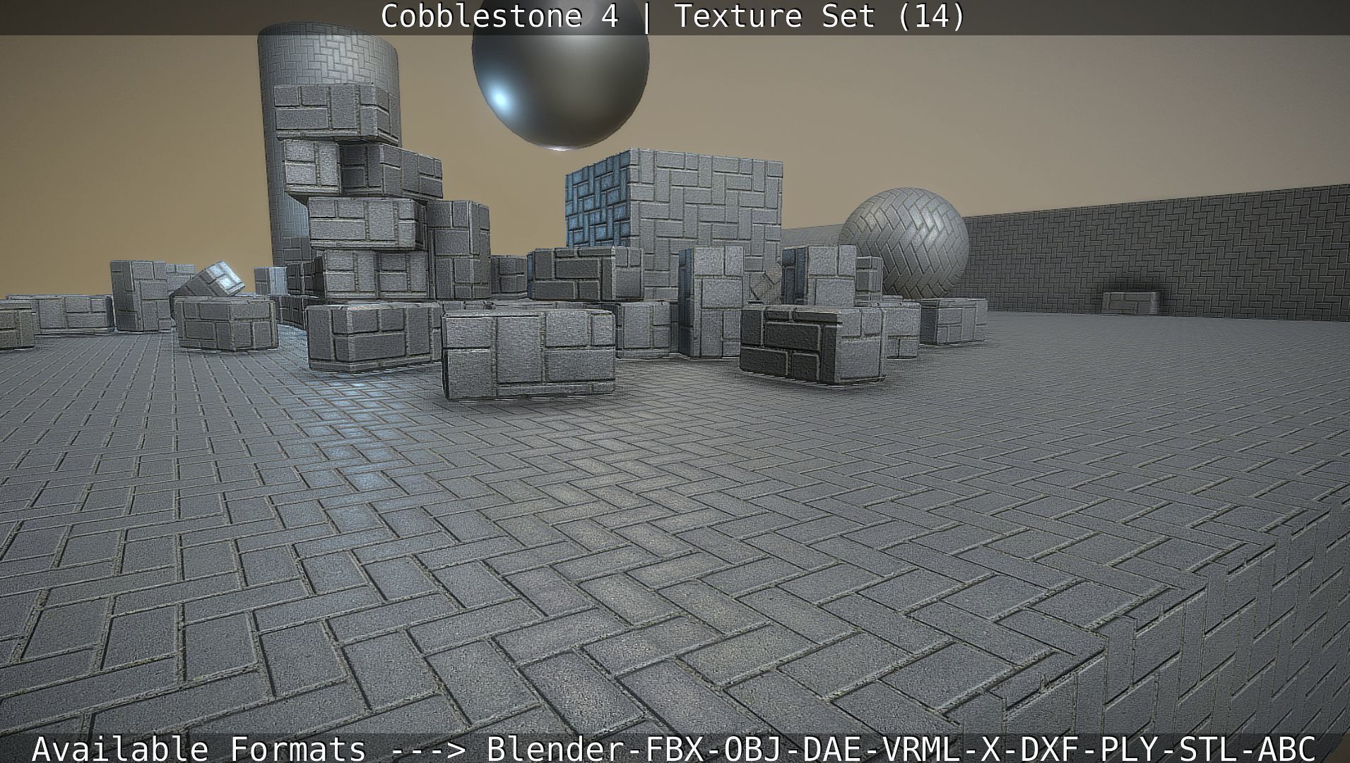 Cobblestone 4 -Texture Set 14 Texture_42