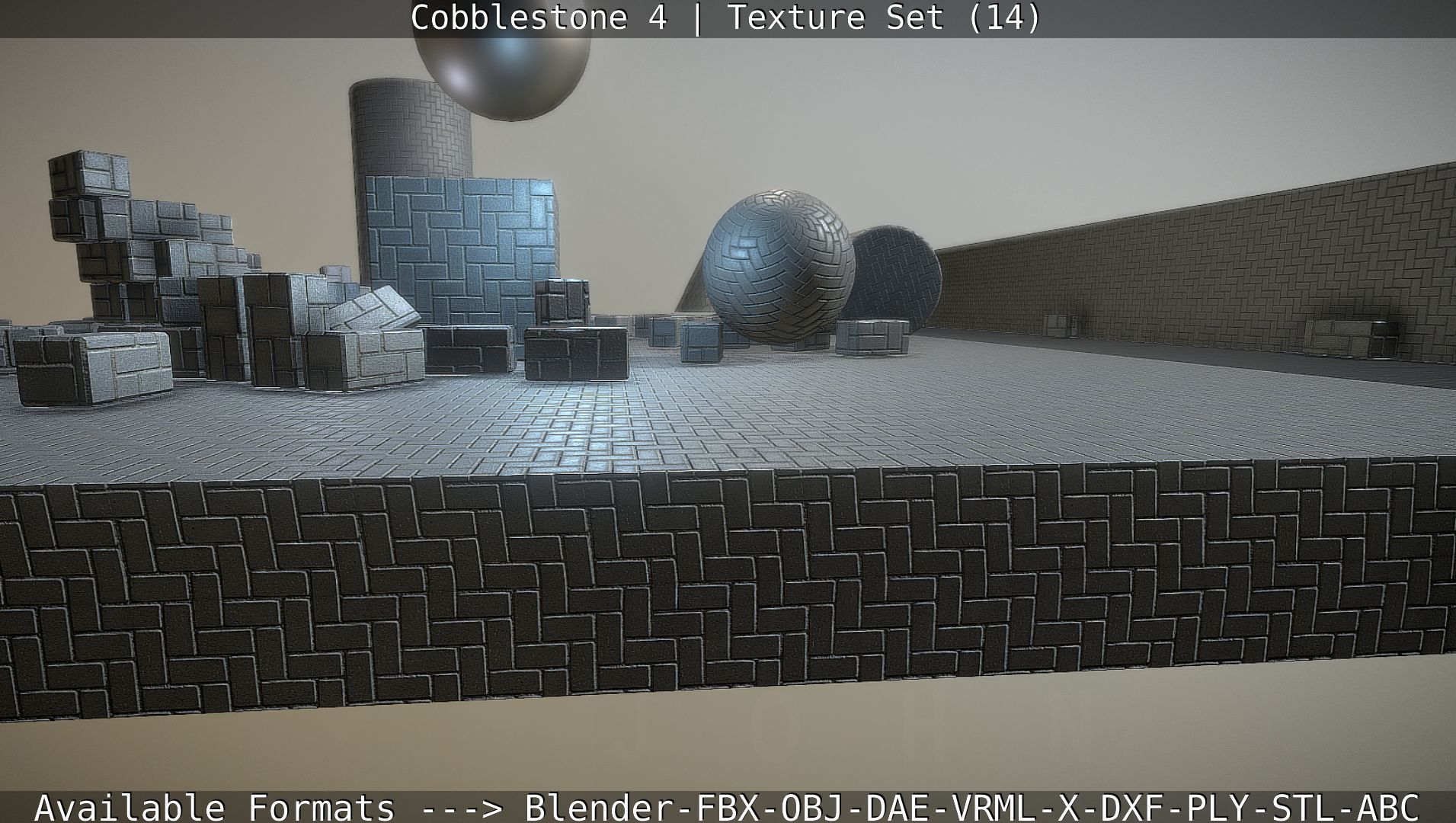 Cobblestone 4 -Texture Set 14 Texture_49