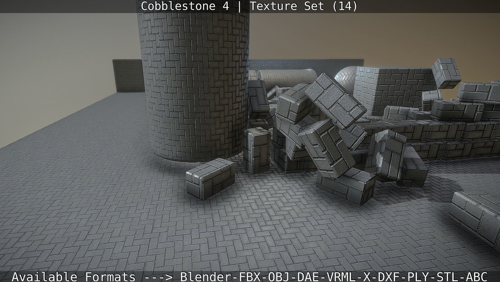 Cobblestone 4 -Texture Set 14 Texture_31