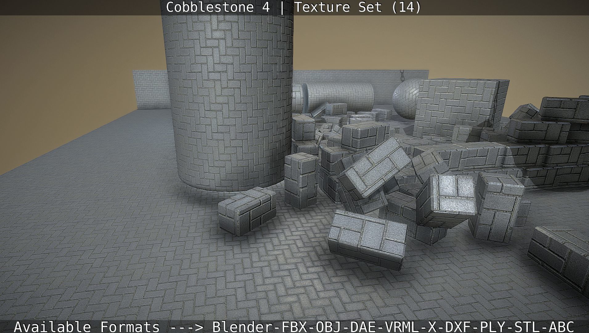 Cobblestone 4 -Texture Set 14 Texture_28