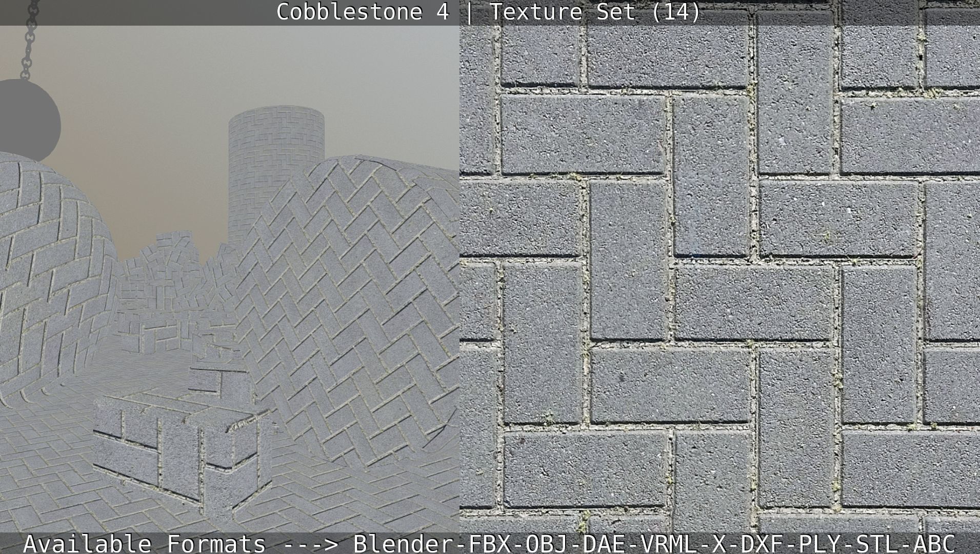 Cobblestone 4 -Texture Set 14 Texture_11