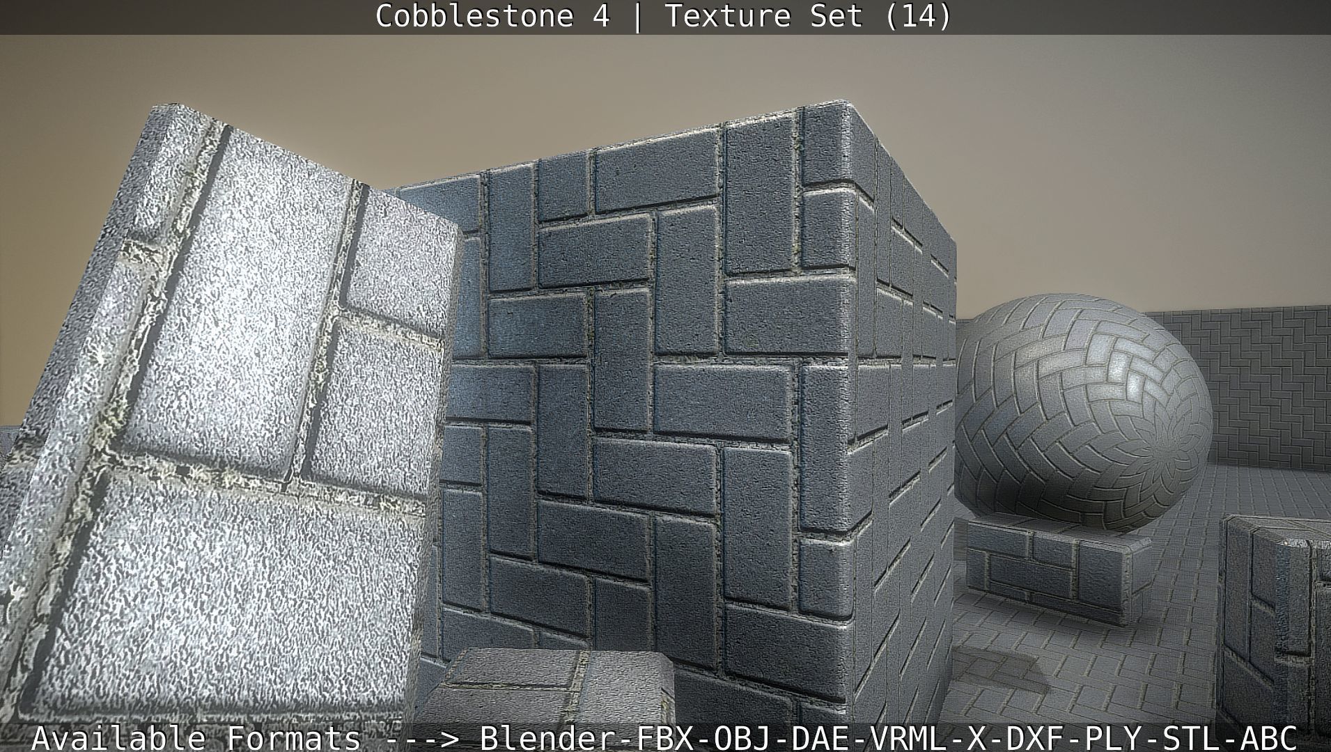 Cobblestone 4 -Texture Set 14 Texture_6