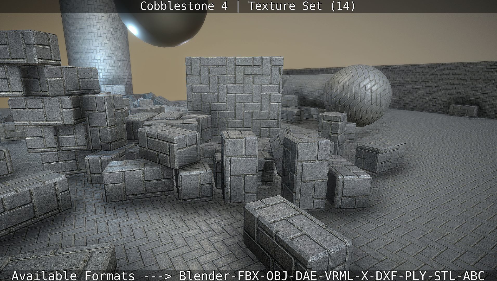 Cobblestone 4 -Texture Set 14 Texture_40