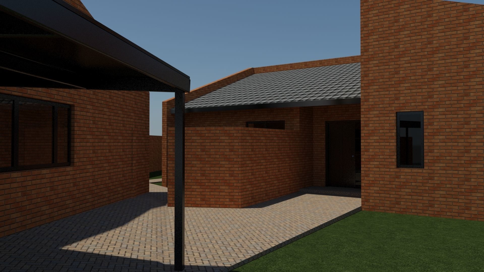 Architecture Exterior Home 1 3D model_9