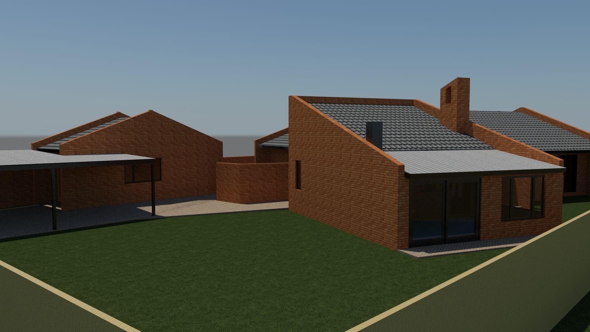 Architecture Exterior Home 1 3D model_2