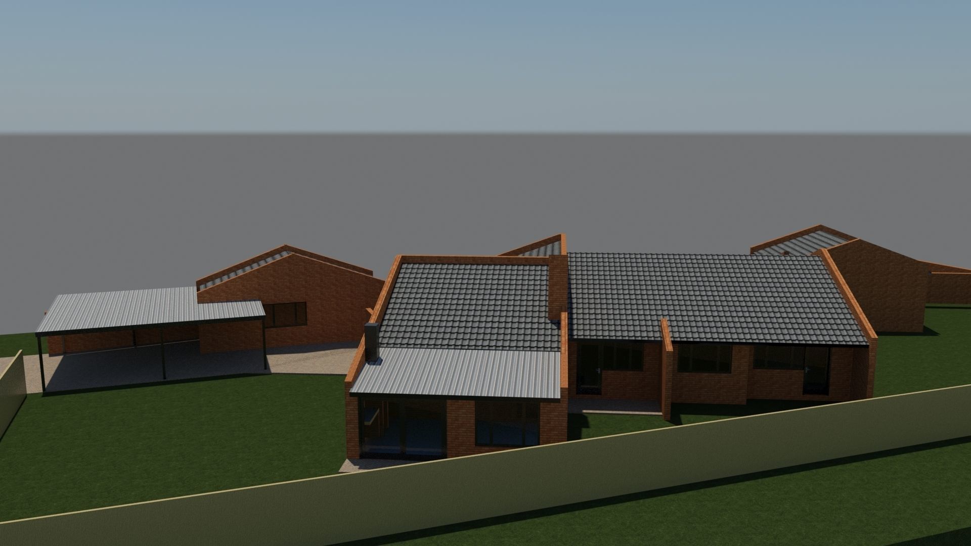 Architecture Exterior Home 1 3D model_5