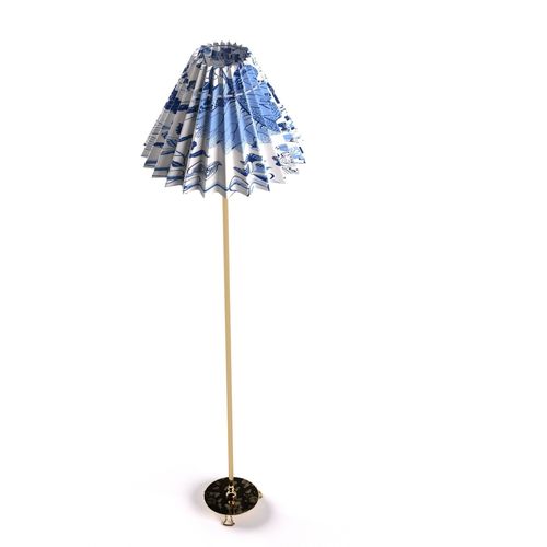 Pleated Lampshade Low-poly 3D model