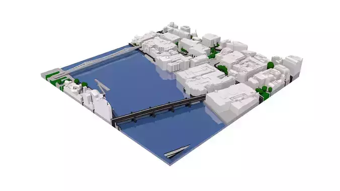 London city tile Level 2 block TQ3280 North West