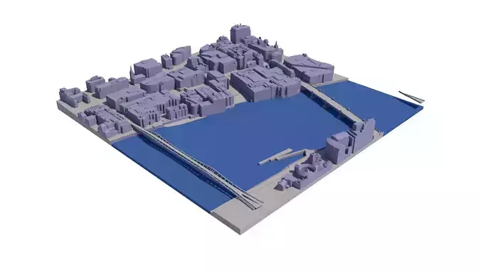 London city tile Level 2 block TQ3280 North West