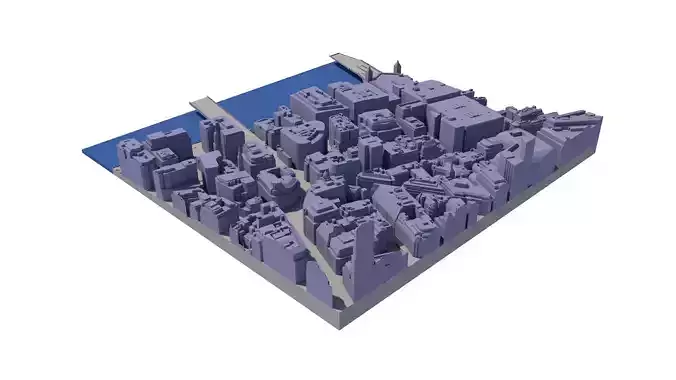 London city tile Level 2 block TQ3280 North East