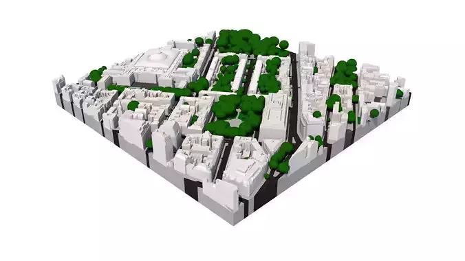 London city tile Level 2 block TQ3081 North West