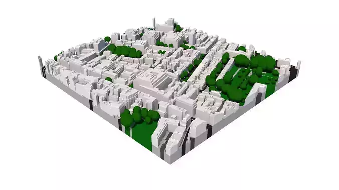 London city tile Level 2 block TQ3081 North East