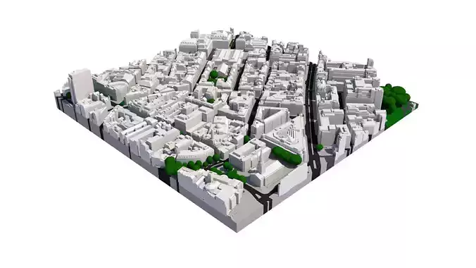 London city tile Level 2 block TQ3080 North West