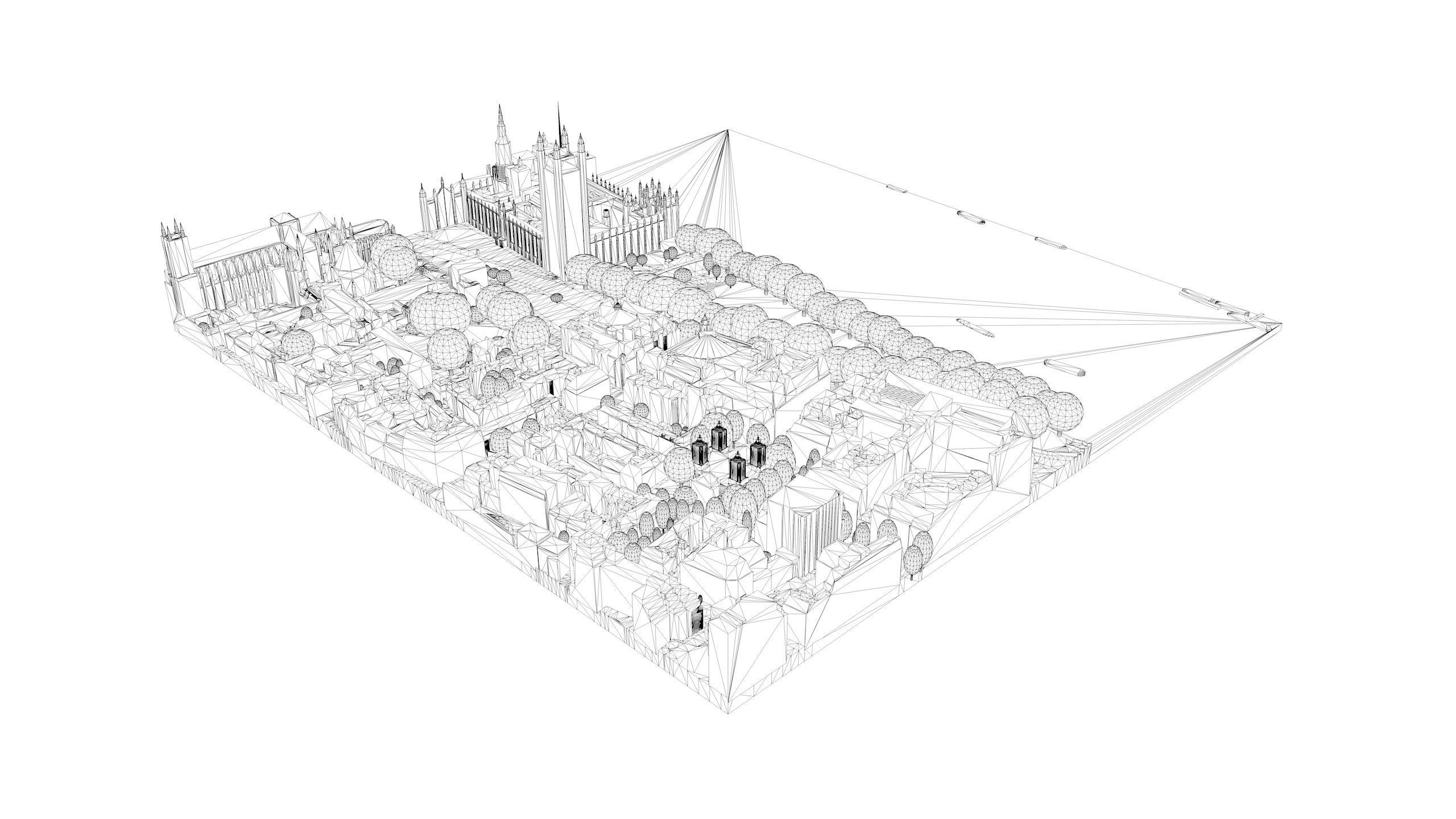 London city tile Level 2 block TQ3079 South West 3D model_2