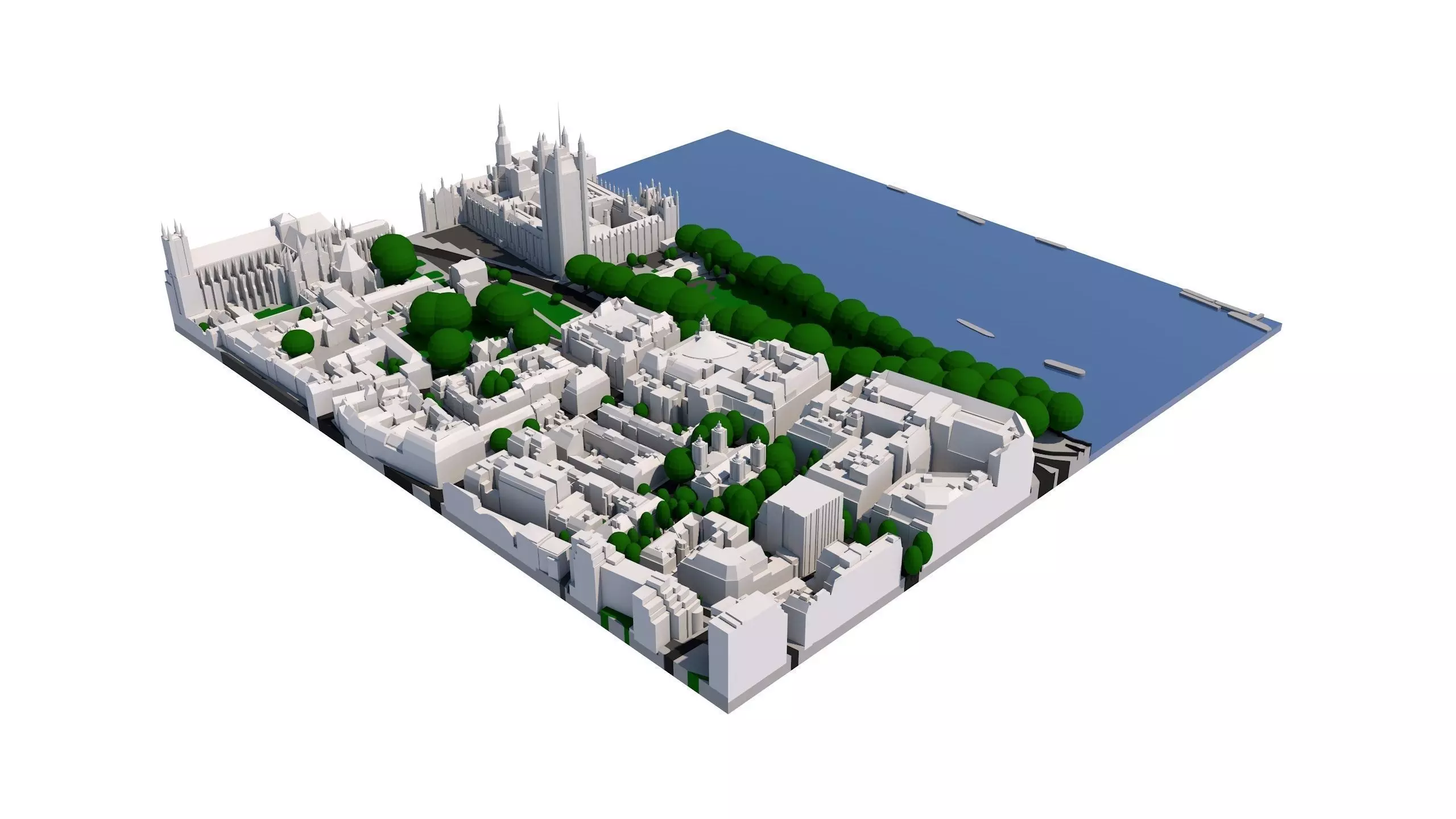 London city tile Level 2 block TQ3079 South West 3D model_0